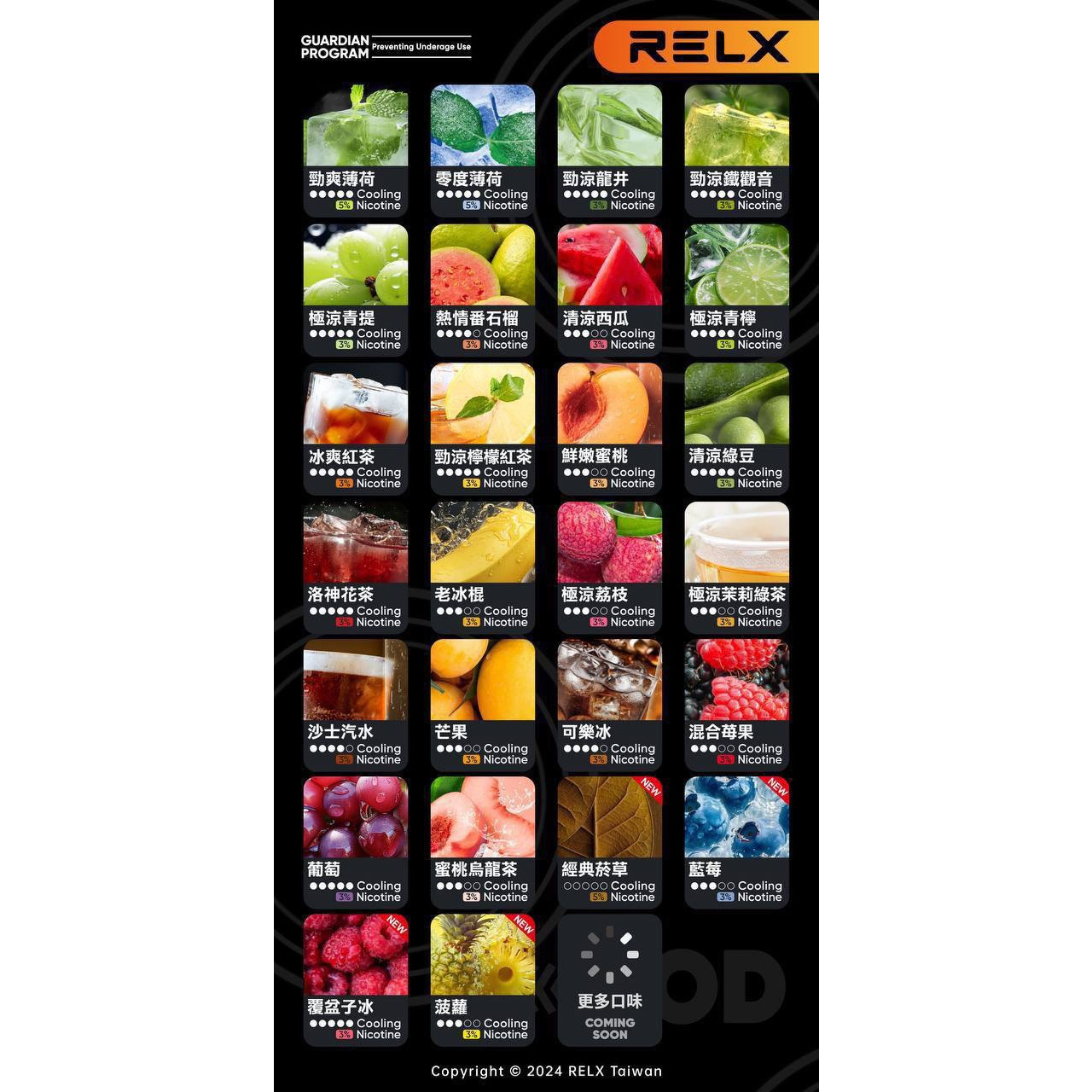 Relx Infinity 2 Plus悅刻無限六代彈（單顆裝）買5顆贈vaka五代1顆